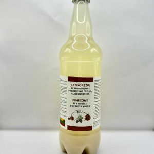 Kankorėžių fermentuotas enzimų gėrimas